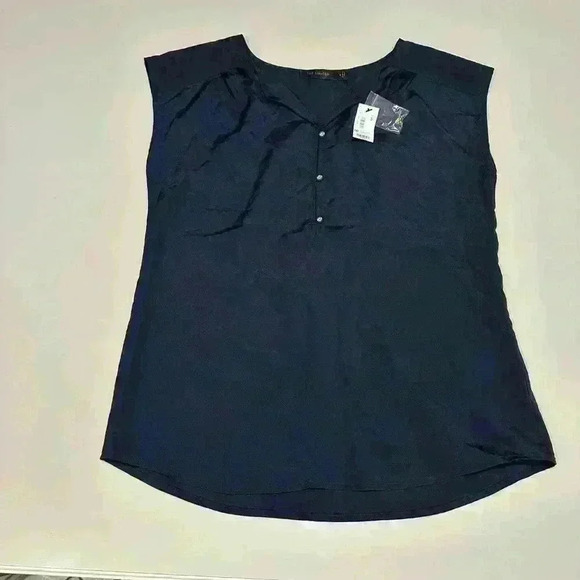 The Limited Sleeveless navy Blouse Size Small NWT - Picture 1 of 4